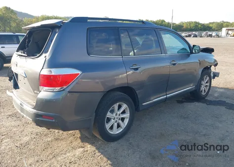 2012 Toyota Highlander Se V6 from USA, damaged, VIN 5TDBK3EH7CS174331